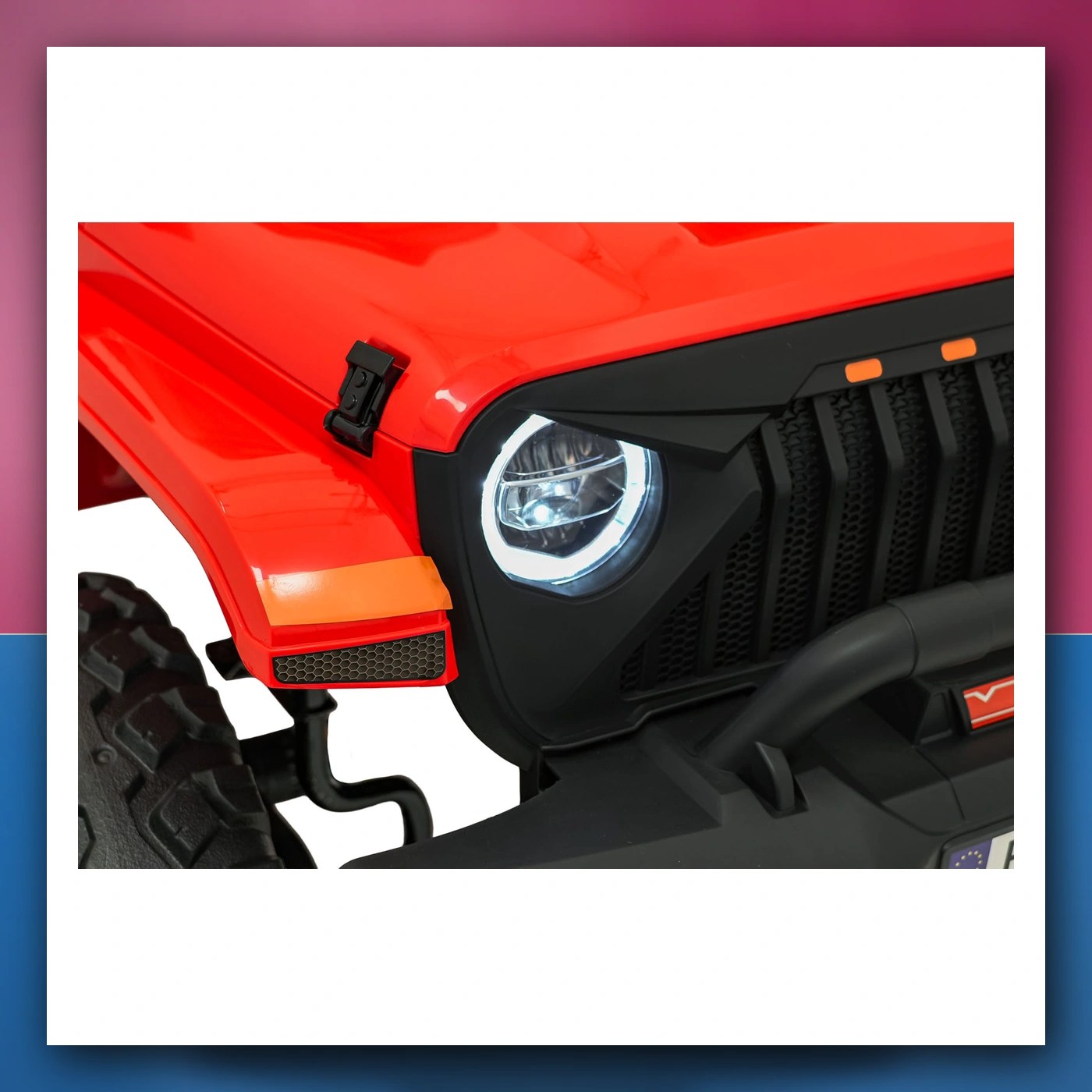 Auto na akumulator Ekstremno Sport 4x4 Varijabla Veličina crveni - slika 1