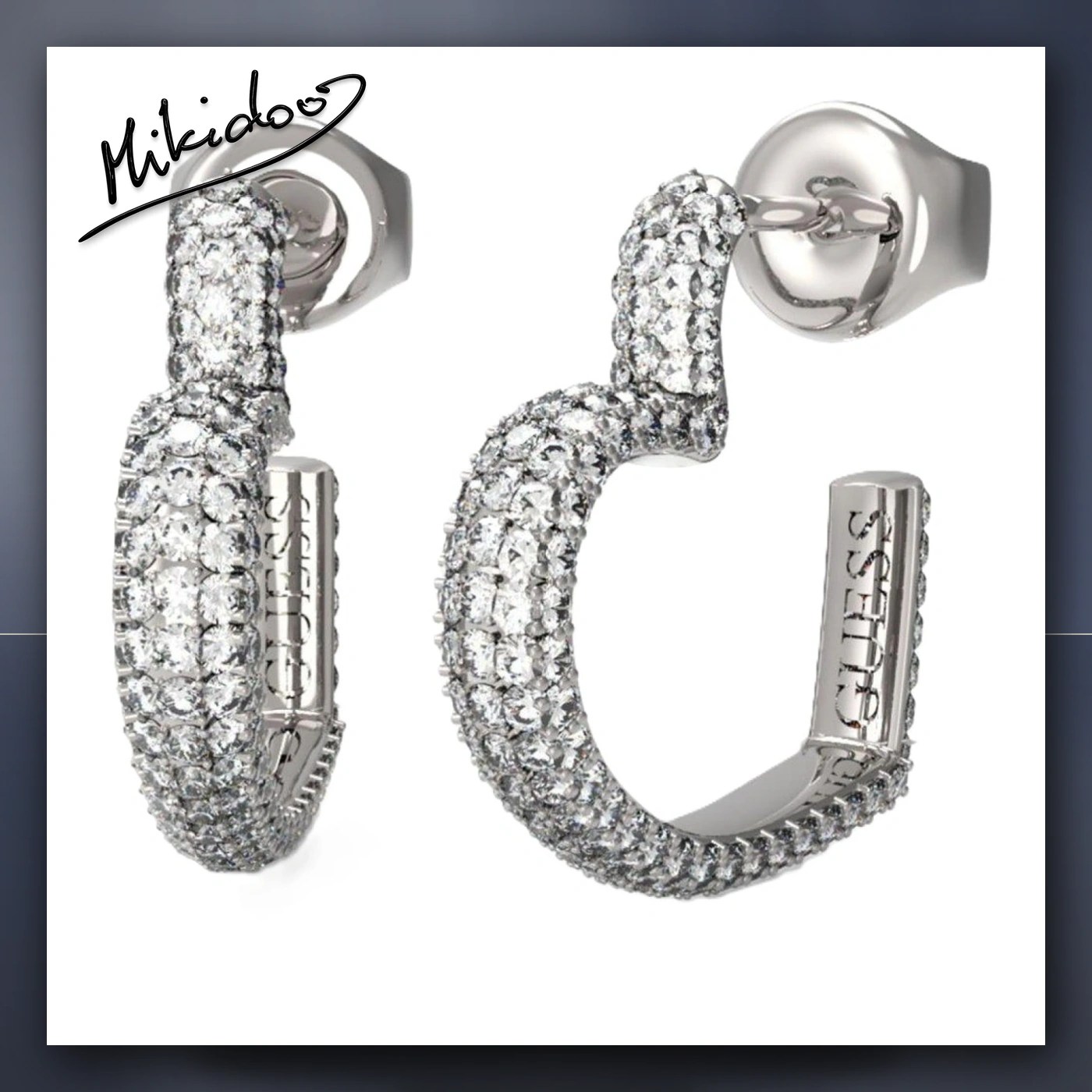 Naušnice Guess JUBE05017JWRHT/U