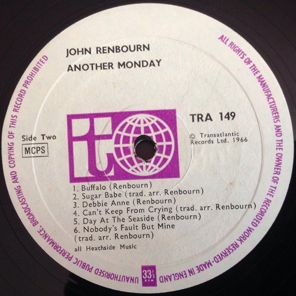 JOHN RENBOURN_Another Monday