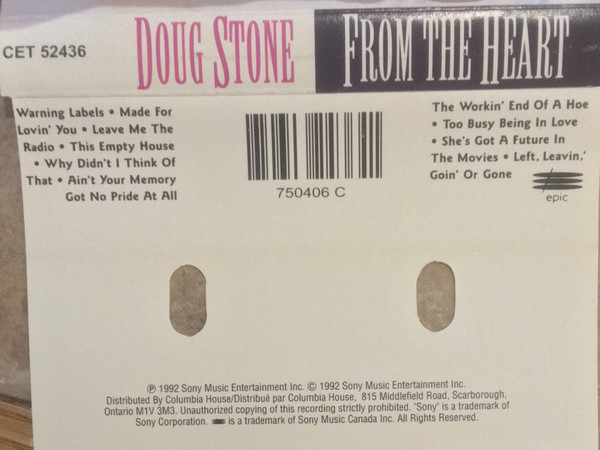 DOUG STONE_From The Heart