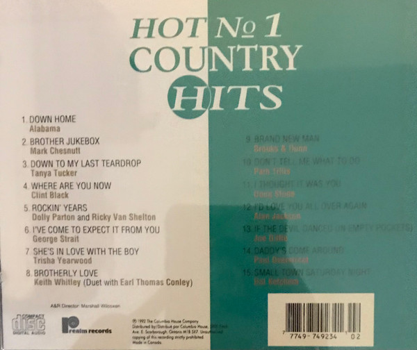 VARIOUS_Hot No.1 Country Hits