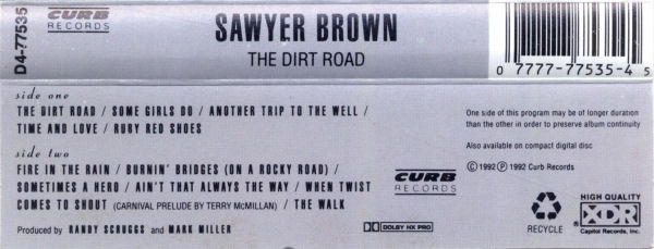 SAWYER BROWN_The Dirt Road