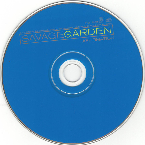 SAVAGE GARDEN_Affirmation