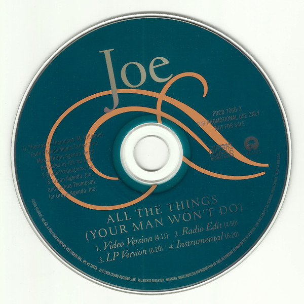 JOE_All The Things (Your Man Won%27t Do)
