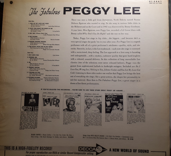 PEGGY LEE_The Fabulous Peggy Lee
