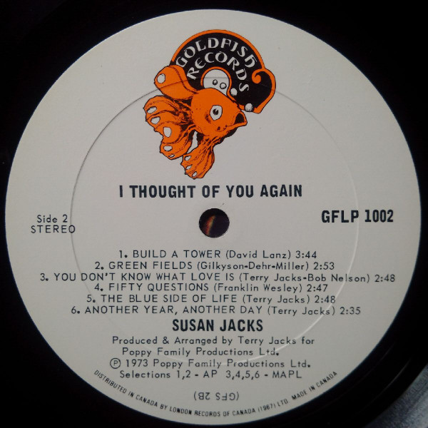 SUSAN JACKS_I Thought Of You Again