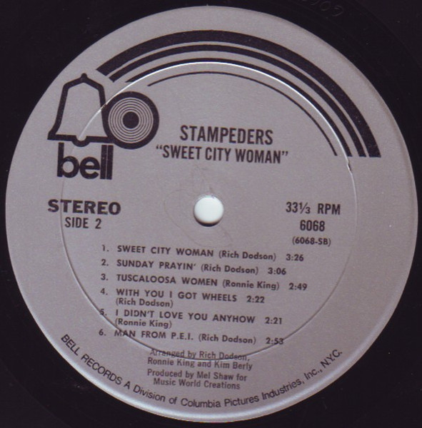 THE STAMPEDERS_Sweet City Woman
