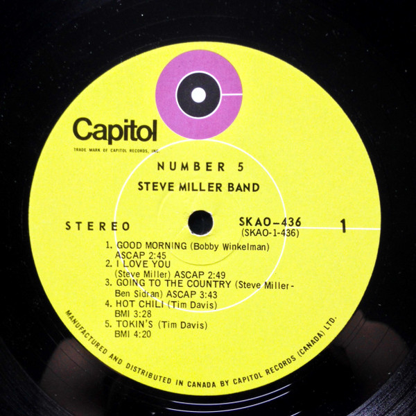 STEVE MILLER BAND_Number 5