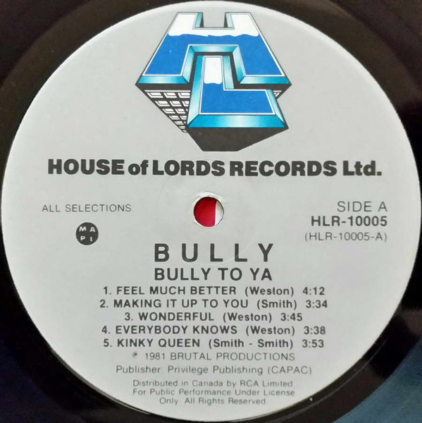 BULLY_Bully To Ya