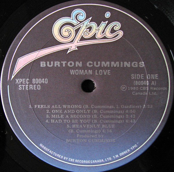 BURTON CUMMINGS_Woman Love