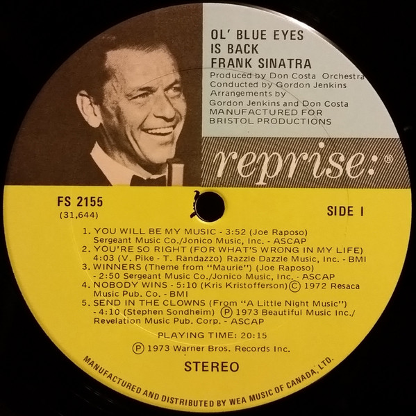 FRANK SINATRA_Ol%27 Blue Eyes Is Back