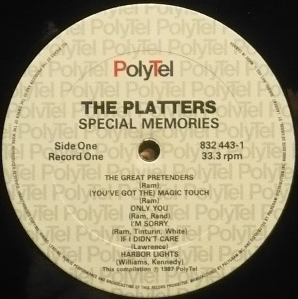 THE PLATTERS_Special Memories