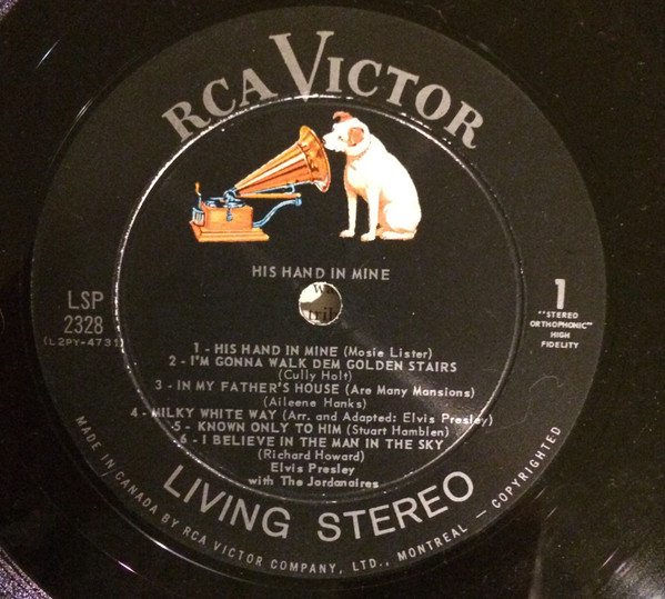 ELVIS PRESLEY_His Hand In Mine