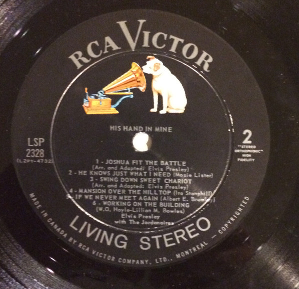 ELVIS PRESLEY_His Hand In Mine