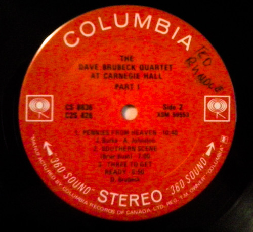 THE DAVE BRUBECK QUARTET_At Carnegie Hall