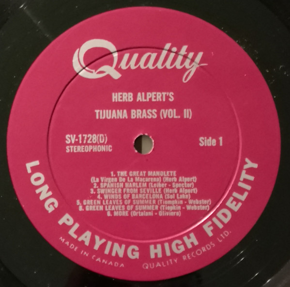 HERB ALPERT%27S TIJUANA BRASS_Volume 2
