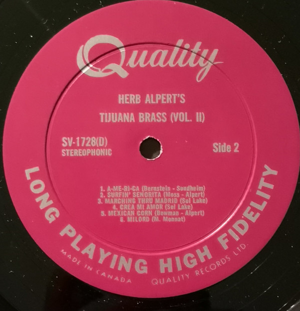 HERB ALPERT%27S TIJUANA BRASS_Volume 2