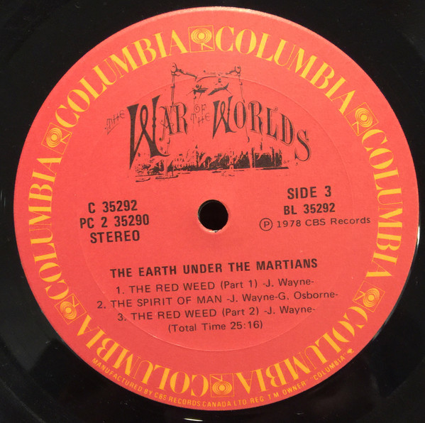 JEFF WAYNE_Jeff Wayne%27s Musical Version Of The War Of The Worlds