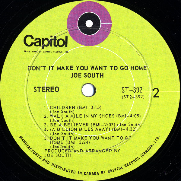 JOE SOUTH_Don%27t It Make You Want To Go Home