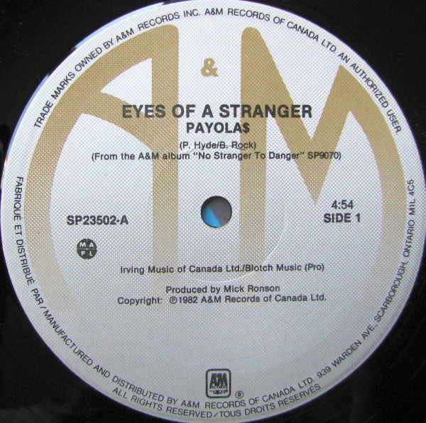 PAYOLA$_Eyes Of A Stranger