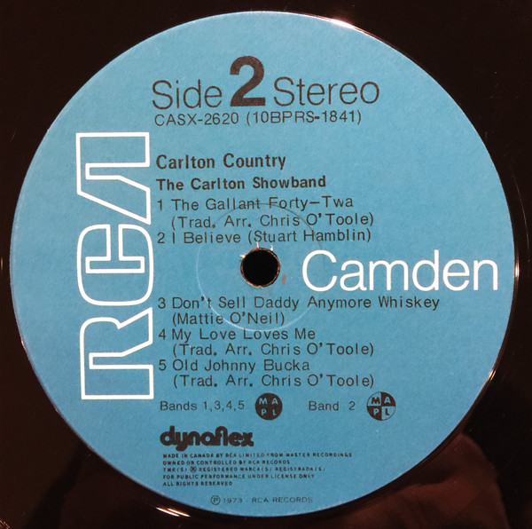 THE CARLTON SHOWBAND_Carlton Country
