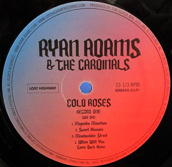 RYAN ADAMS AND THE CARDINALS_Cold Roses