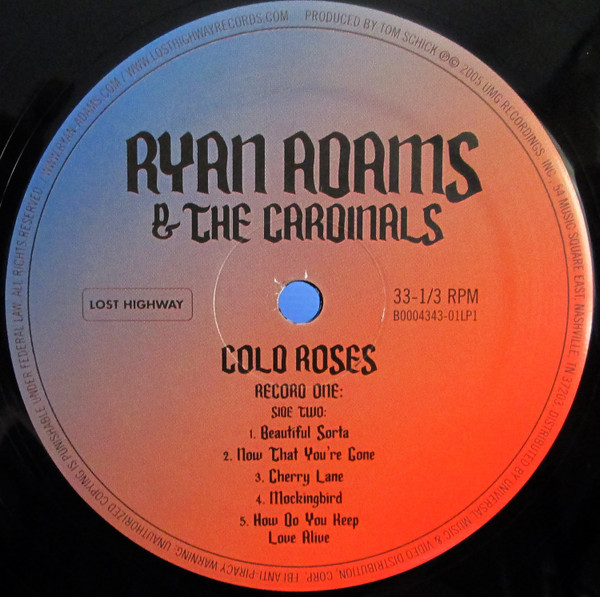 RYAN ADAMS AND THE CARDINALS_Cold Roses