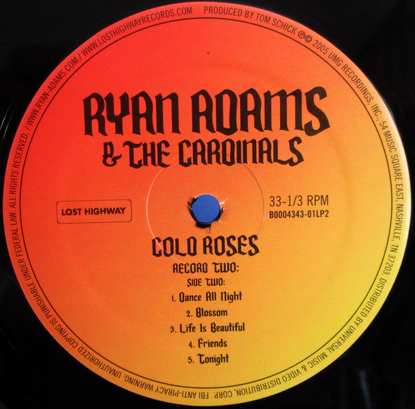 RYAN ADAMS AND THE CARDINALS_Cold Roses