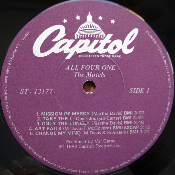 THE MOTELS_All Four One