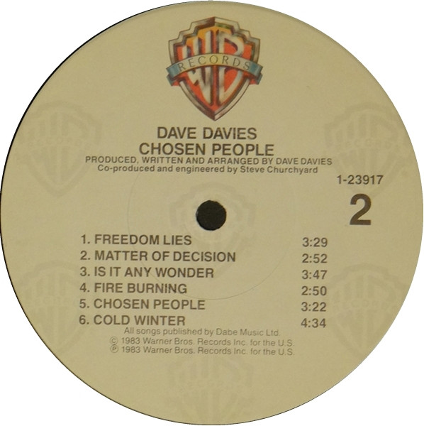 DAVE DAVIES_Chosen People
