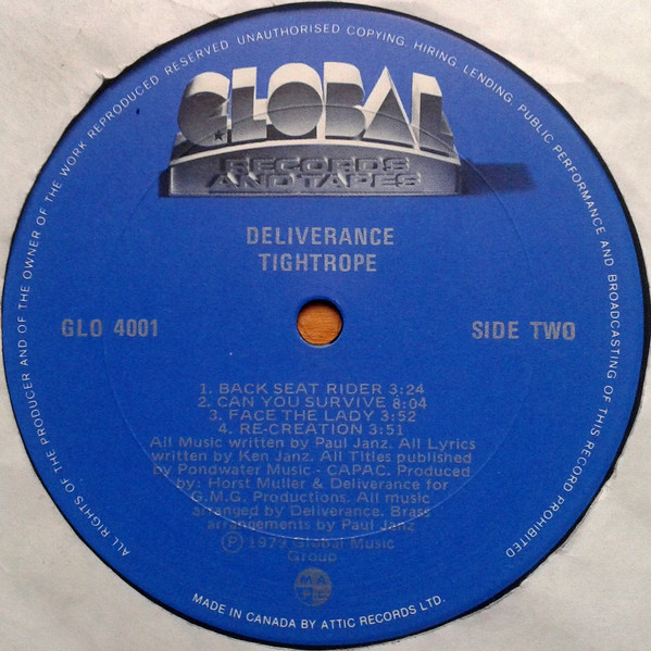 DELIVERANCE_Tightrope