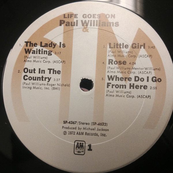 PAUL WILLIAMS_Life Goes On