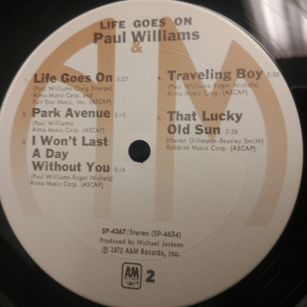PAUL WILLIAMS_Life Goes On