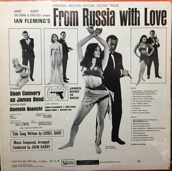 JOHN BARRY_From Russia With Love (Original Motion Picture Soundtrack)