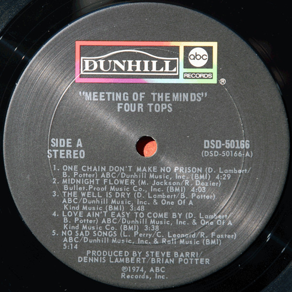 THE FOUR TOPS_Meeting Of The Minds