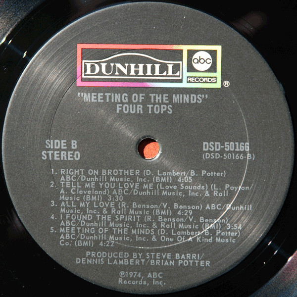 THE FOUR TOPS_Meeting Of The Minds