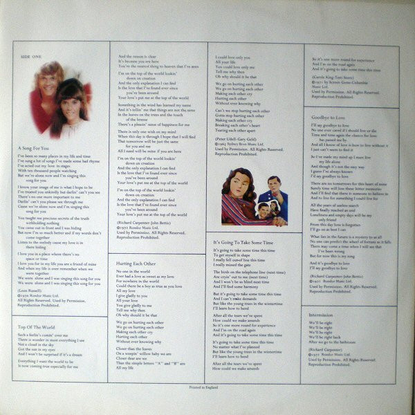 CARPENTERS_A Song For You