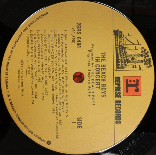 THE BEACH BOYS_In Concert