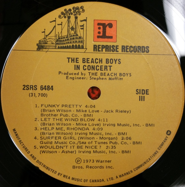THE BEACH BOYS_In Concert