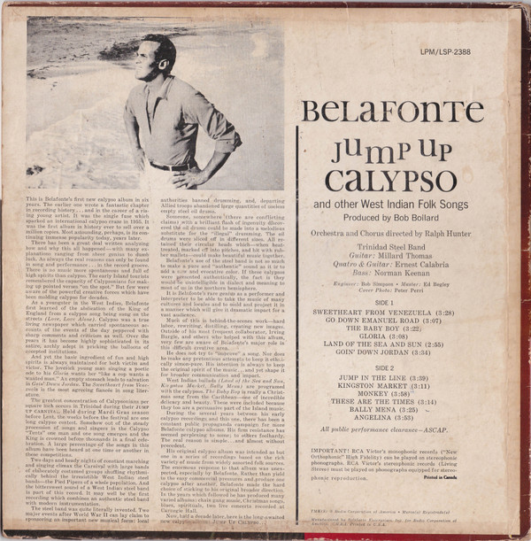 HARRY BELAFONTE_Jump Up Calypso
