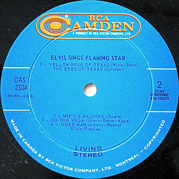 ELVIS PRESLEY_Elvis Sings "Flaming Star"