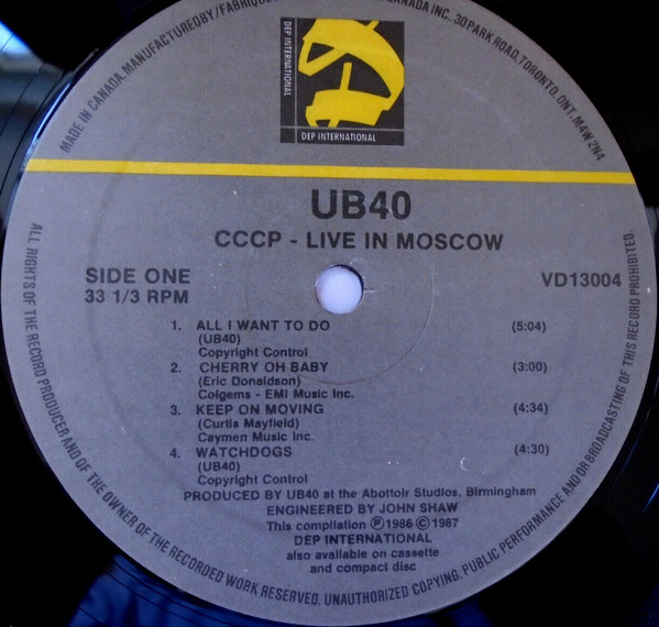 UB40_Live In Moscow