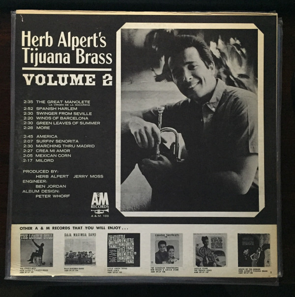 HERB ALPERT%27S TIJUANA BRASS_Herb Alpert%27s Tijuana Brass, Vol. 2