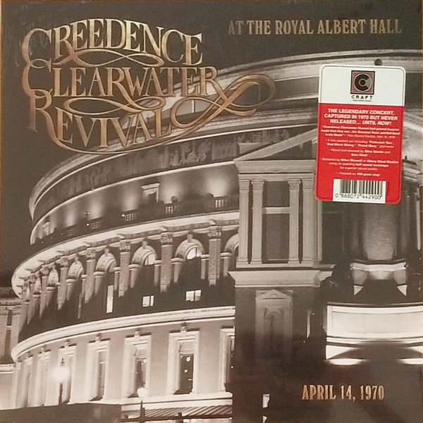 CREEDENCE CLEARWATER REVIVAL_CREEDENCE CLEARWATER REVIVAL - AT THE ROYAL ALBERT HALL (CLEAR VINYL)