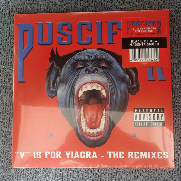 PUSCIFER_V IS FOR VIAGRA - THE REMIXES (BLACK BLUE & MAGENTA)
