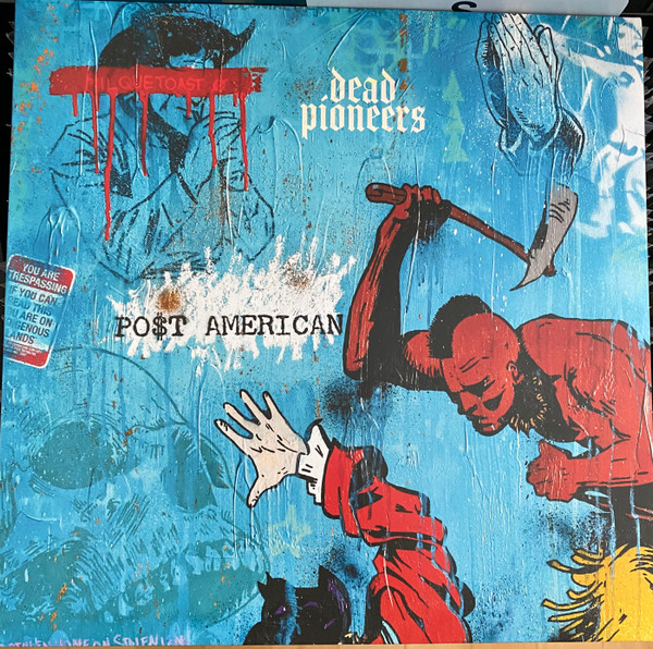 DEAD PIONEERS_PO$T AMERICAN (MARBLE CURACAO COLOUR VINYL) [INDIE EXCLUSIVE]