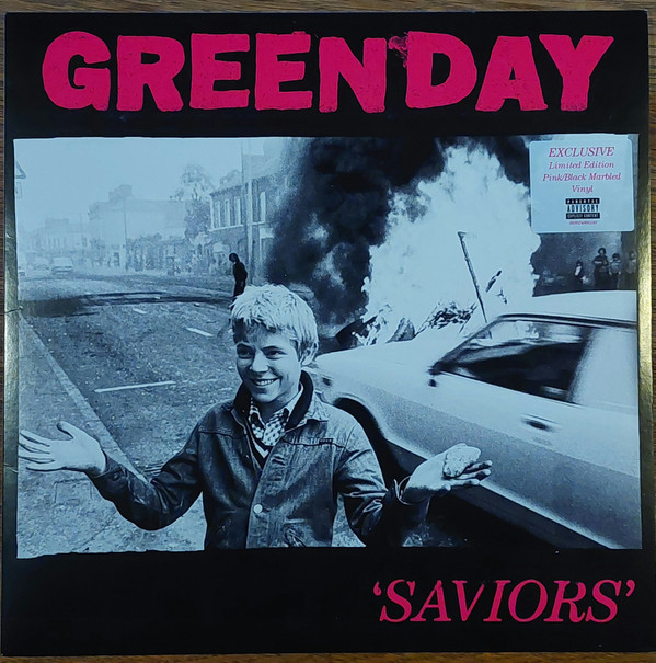 GREEN DAY_SAVIORS (INDIE EXCLUSIVE BLACK & PINK VINYL)
