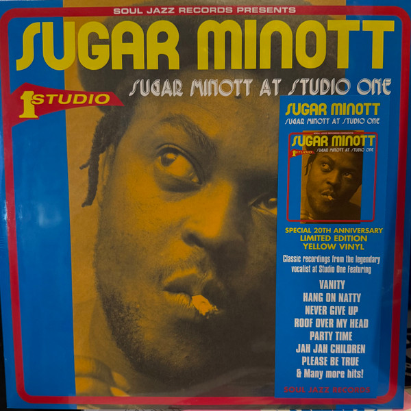 MINOTT SUGAR_RSD 2025 - SUGAR MINOTT AT STUDIO ONE (YELLOW VINYL)
