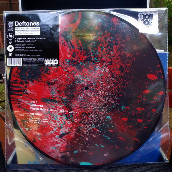 DEFTONES_RSD 2021 - DIGITAL BATH (TELEFON TEL AVIV VERSION) / FEITICEIRA (ARCA REMIX) (1 - 4 COLOUR PICTURE DISC)