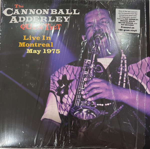 THE CANNONBALL ADDERLEY QUINTET_LIVE IN MONTREAL MAY 1975 (180 GRAM VINYL)